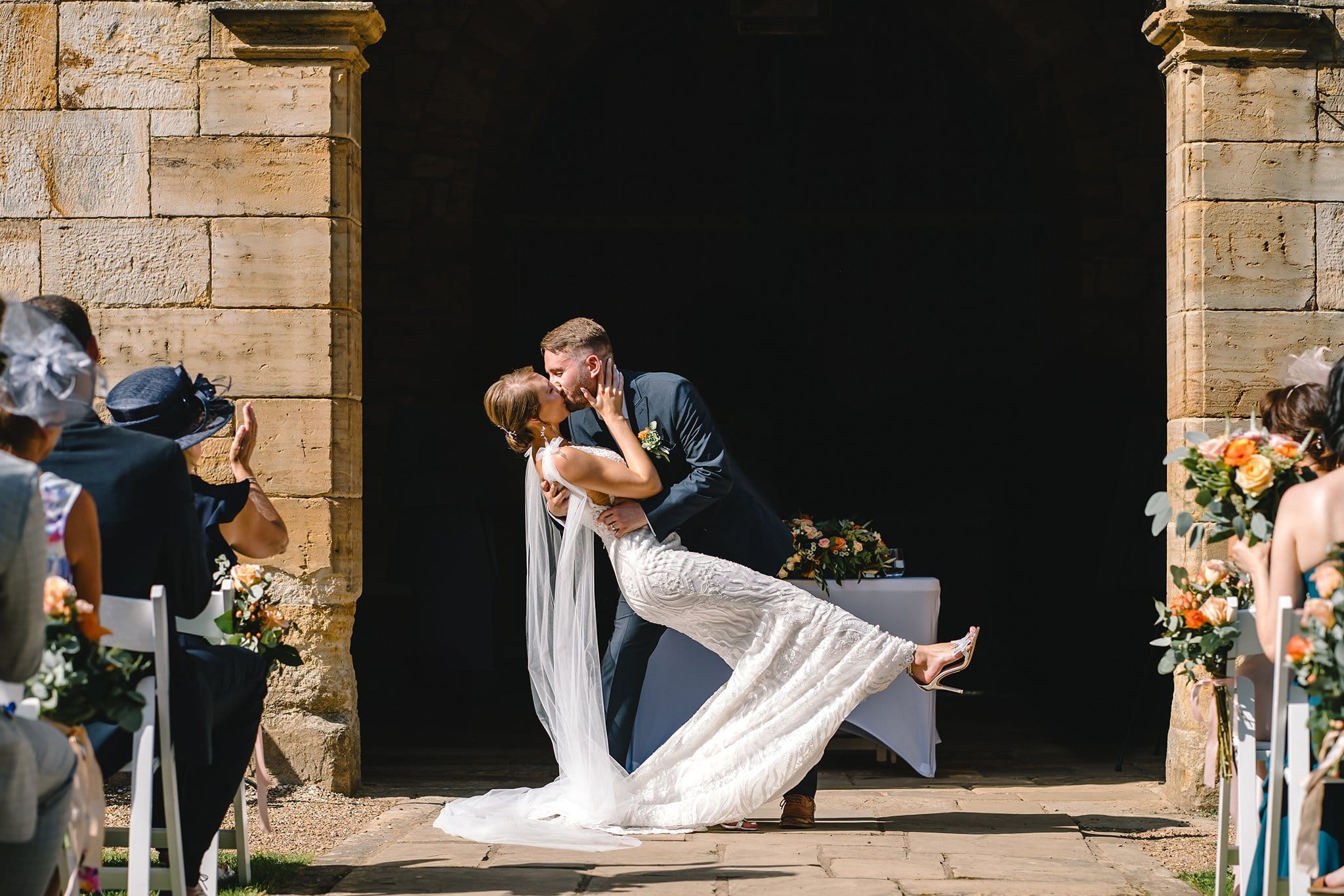 Photo from wedding ceremony at Penshurst Place by recommended photographer, Parkershots