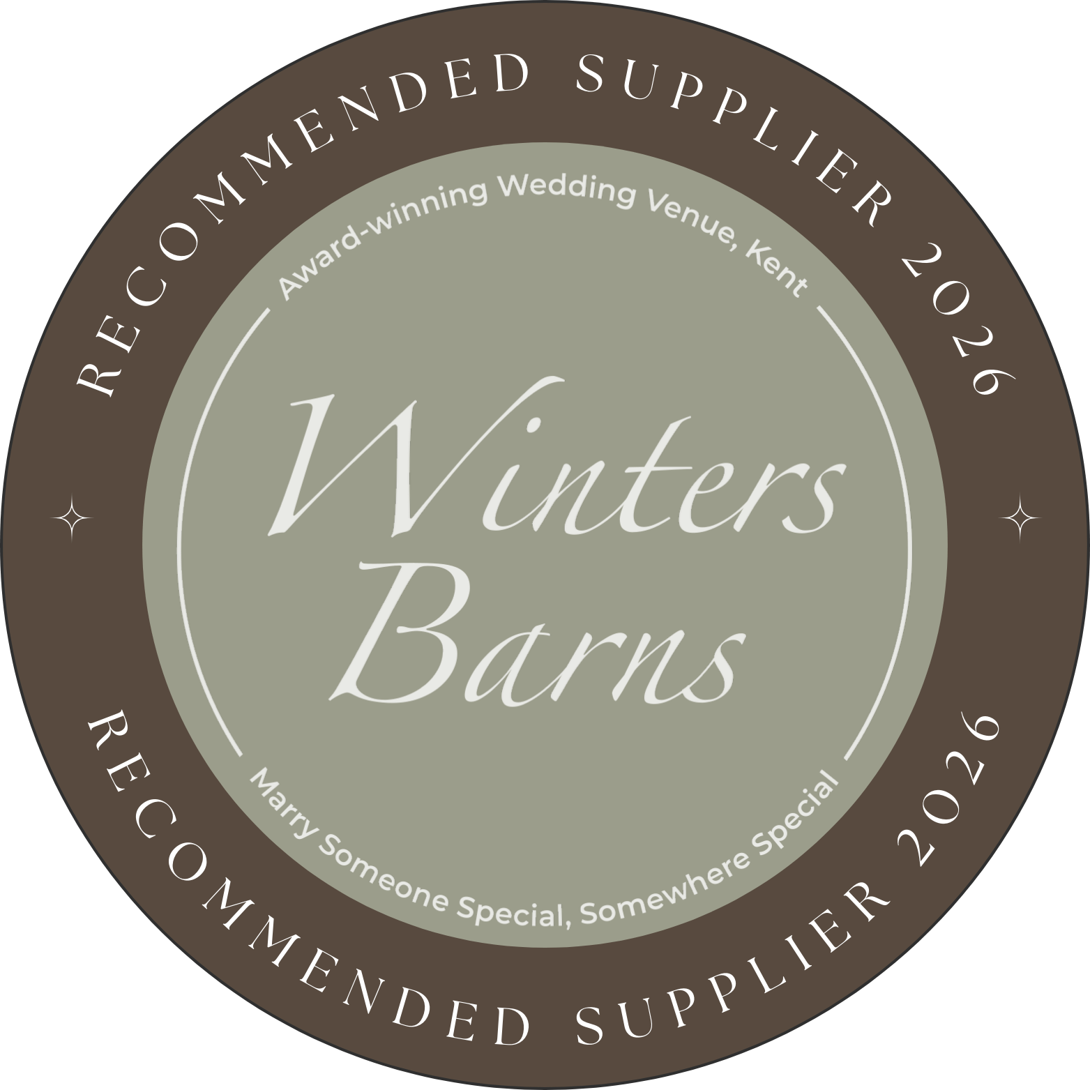 Recommended supplier at Winters Barns
